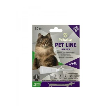 Краплі Pet Line THE ONE для котів від 4 до 8 кг