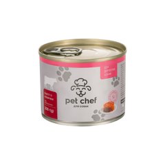 Pet Chef м'ясний паштет з яловичиною для дорослих собак 200 г